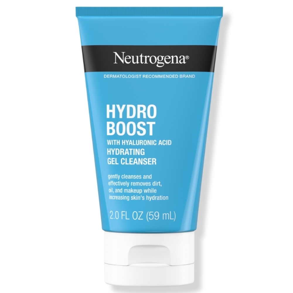 NEUTROGENA HYDRO-BOOST HYDRATING FACIAL CLEANSING GEL.